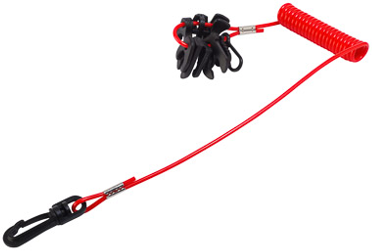USA-Made Boat Kill Switch Key | 11-Key Nylon/Delrin, Complies with ABYC, With 50" Lanyard