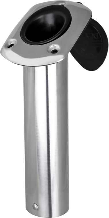 Sea Dog Flush Mount Rod Holder | 30° Angle, 316 Stainless Steel | Holds Rods Up to 1-1/2" | Corrosion Resistant