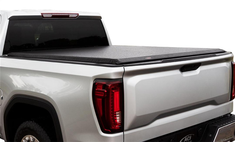 ACCESS Covers Tonneau Cover 35219 LiteRider; Soft Roll-Up Hook And Loop; Lockable Using Tailgate Handle Lock; Black; Vinyl