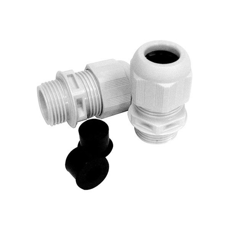 Upgrade to IP67 Waterproof | ScanStrut Cable Gland Set for 0.15"-0.48" Cables - White