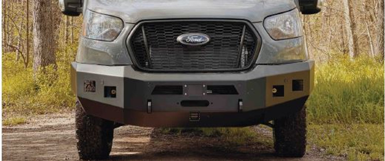 Upgrade Your Ford Transit-250/350/150 with Nomad One-Piece Bumper | Ultimate Protection & Style!