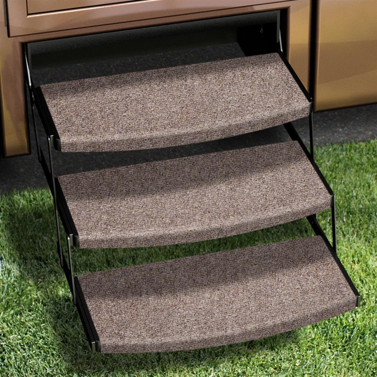 Upgrade Your RV Entrance | Prestofit Outrigger Entry Step Rug | Pack of 3 | Fits Curved/Straight 8-11" Steps