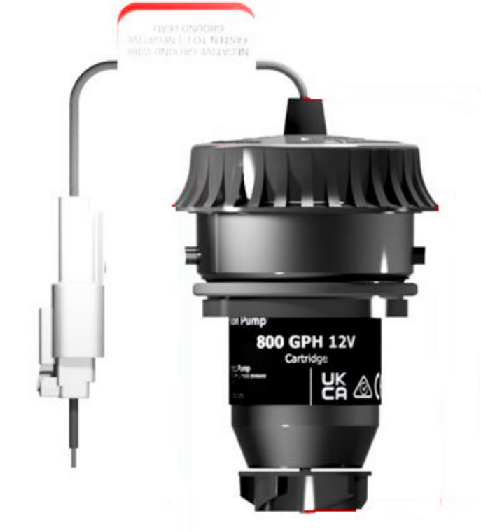 Upgrade Bilge Pump with Johnson Pump Cartridge | 800 GPH, 12V | Durable, 3-Year Warranty
