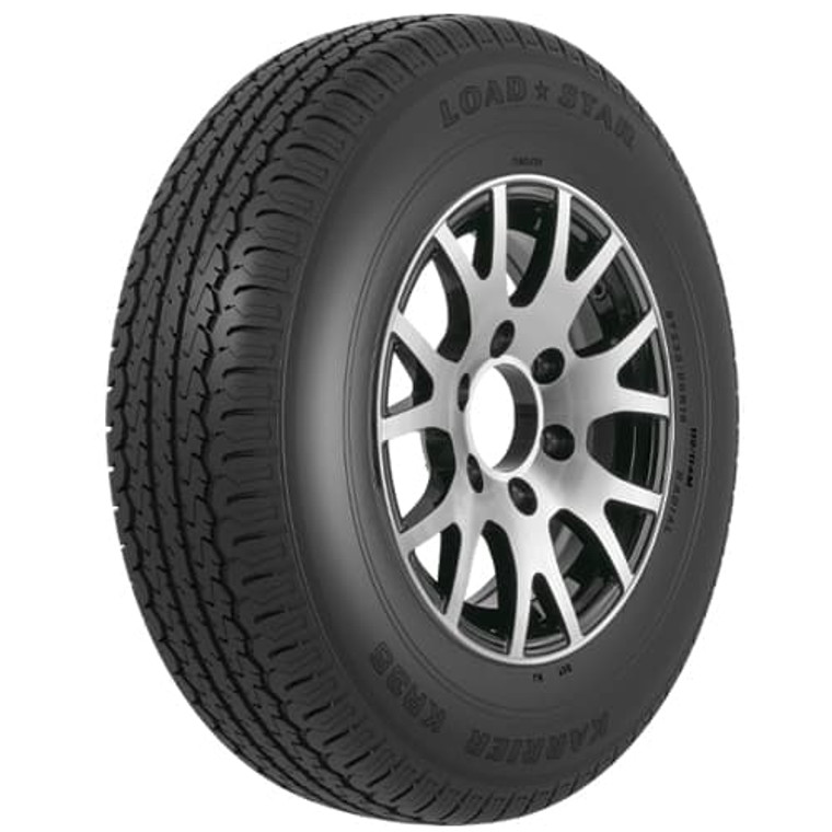 Karrier KR35 ST205 x 75R15 Trailer Tire | Developed for Stability & Durability | Radial | Silica Infused Tread | 1 Year Warranty