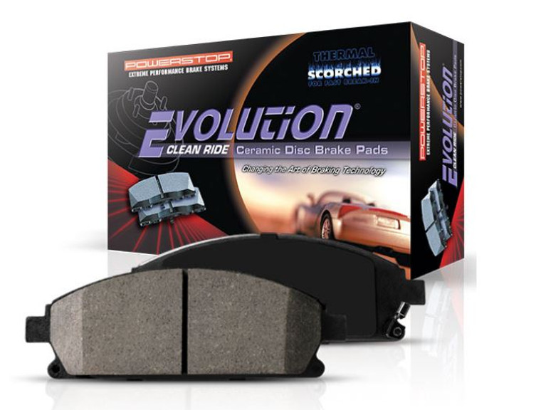 Enhance Your Braking | Power Stop Carbon-Ceramic Brake Pads | Noise-Free Performance | Set Of 4
