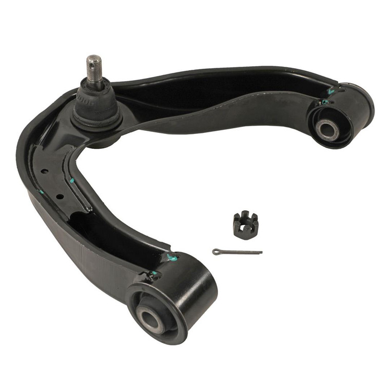 Moog Chassis Control Arm | Black, With Ball Joint & Bushing | OE Replacement, Keeps Out Dirt & Water