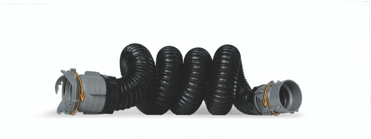 Camco RhinoEXTREME Extension Kit | 10FT Black Sewer Hose with Swivel Fittings