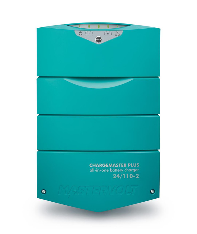 Ultimate Battery Charger | Mastervolt ChargeMaster Plus 24/110-2 CZone | Revival Mode, Priority Charge, 20% More Output, Safe and Compact