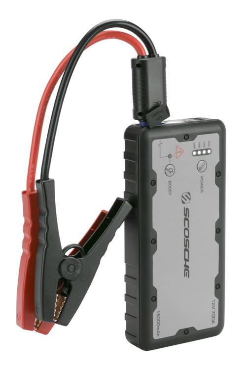 Power-Up Dead Batteries with Scosche Battery Jump Starter | 700 Peak Amp | 10 Cylinders Jump Starts Per Charge