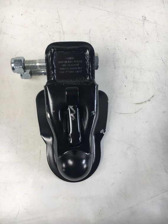 Pro Series Hitch Trailer Coupler A200S 0303 Adjustable Height; Bolt-On; 8000 Pound Lift Capacity; For 2 Inch Ball; Wedge Latch; A-Frame; Powder Coated; Black