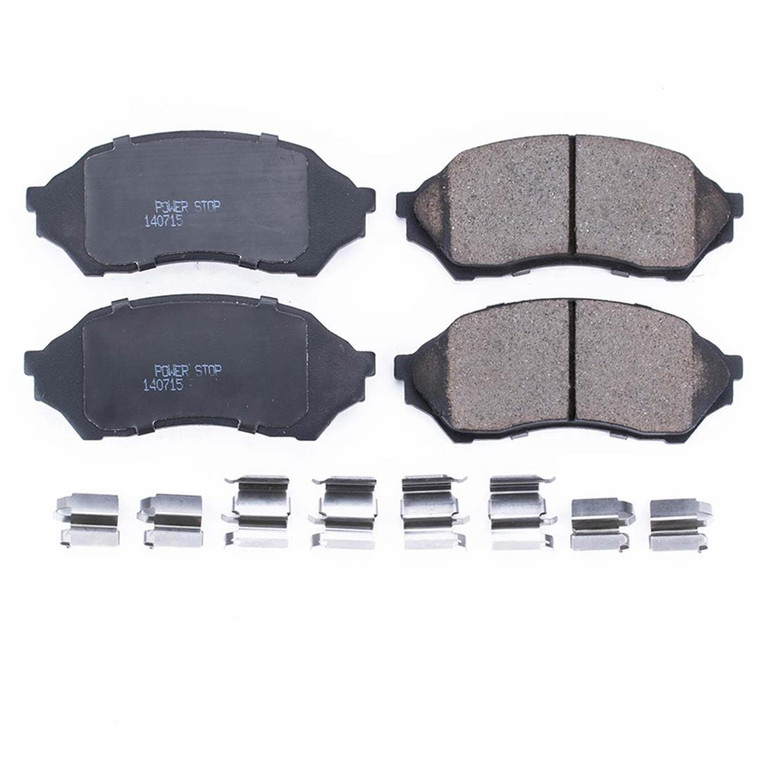 Upgrade to Premium Ceramic Brake Pads | Power Stop Z17 Evolution | Noise-Free & Cleaner Braking