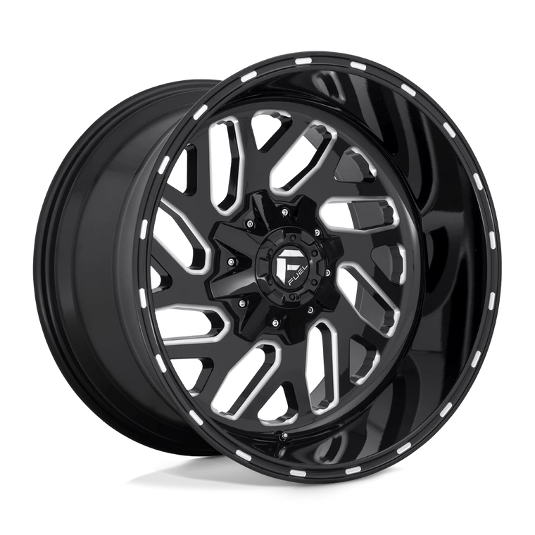 Fuel Off Road Triton D581 20x9 Gloss Black With Milled Accents Wheel | 1 Piece Cast Aluminum, TPMS Compatible, 3500 lbs Load Capacity