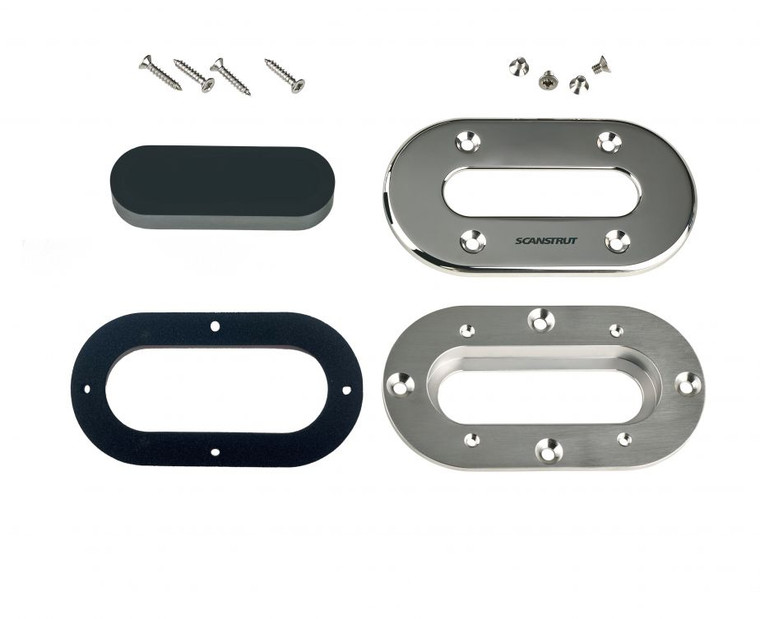 Marine Stainless Steel Grommet | for Solar Panels/Light Bars/Rooftop Electronics | Compatible with Multiple Cables