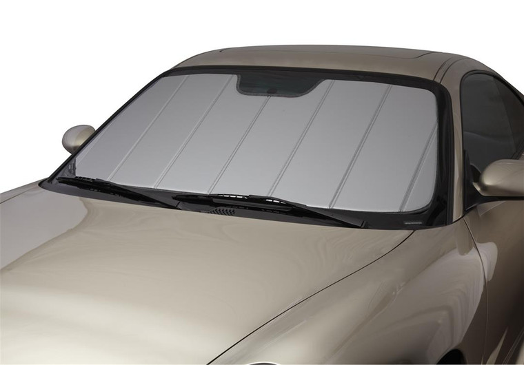 Ultimate UV Protection | Custom Fit Windshield Shade | Accordion Fold | Silver Reflective Design