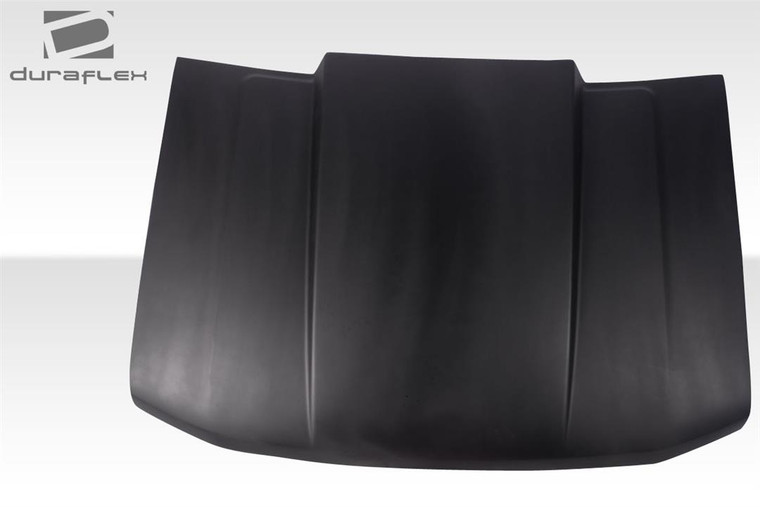 Duraflex Cowl Hood | Black Fiberglass Reinforced Plastic | Hand-Laid | Aero Upgrade | Includes Hood Scoop