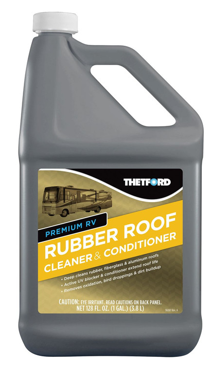 Ultimate Rubber Roof Cleaner | Deep Clean and Condition RV Roof | 1 Gallon Bottle | Safe Non-Petroleum Formula