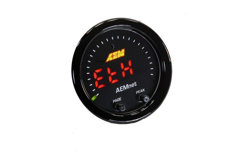 AEM Electronics X Series Performance Gauge | Customizable Black Monitor | Reads All Vehicle Parameters | Easy Mounting