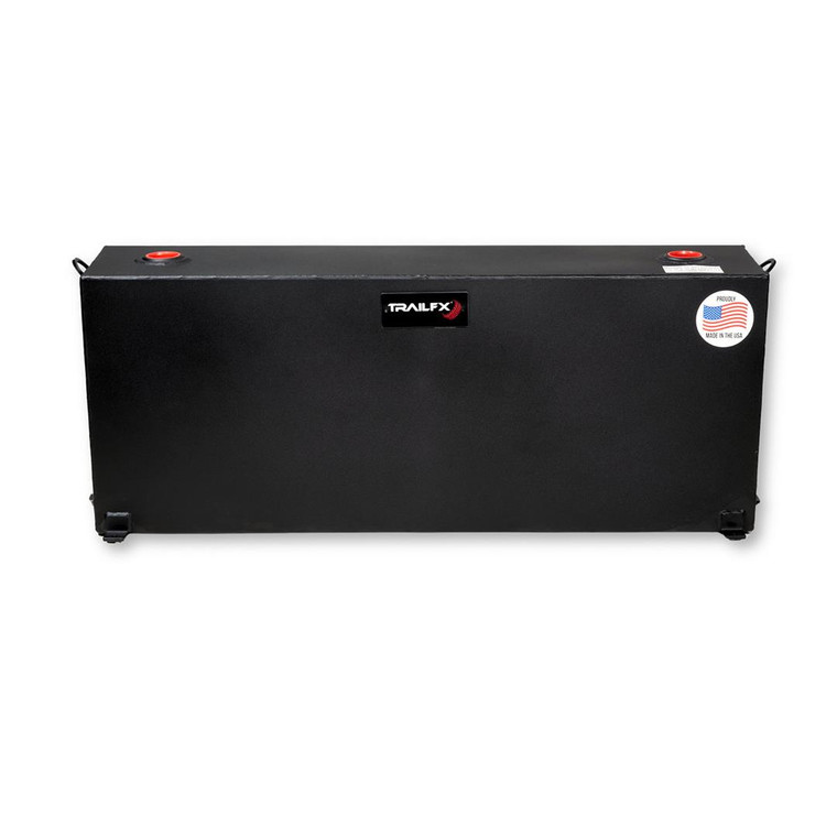 TrailFX 37 Gallon Liquid Transfer Tank | Precision Welded Steel | Matte Black Powder Coat | Vented Lockable Cap