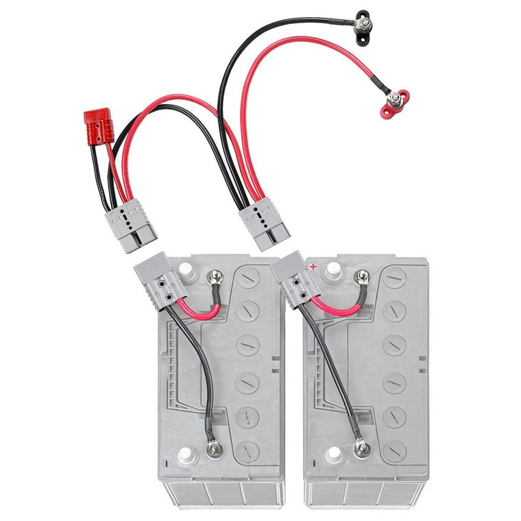 Boost Your Outboard Motor | Start 12 Dual Battery Connection Harness | Quick Plug, Made in USA