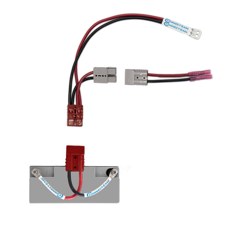 Upgrade Your ATV Power with Connect-Ease Battery Connection Harness | Plug and Play Lithium Compatible | 8 AWG for High Amp Load | Quik-Snap Connection