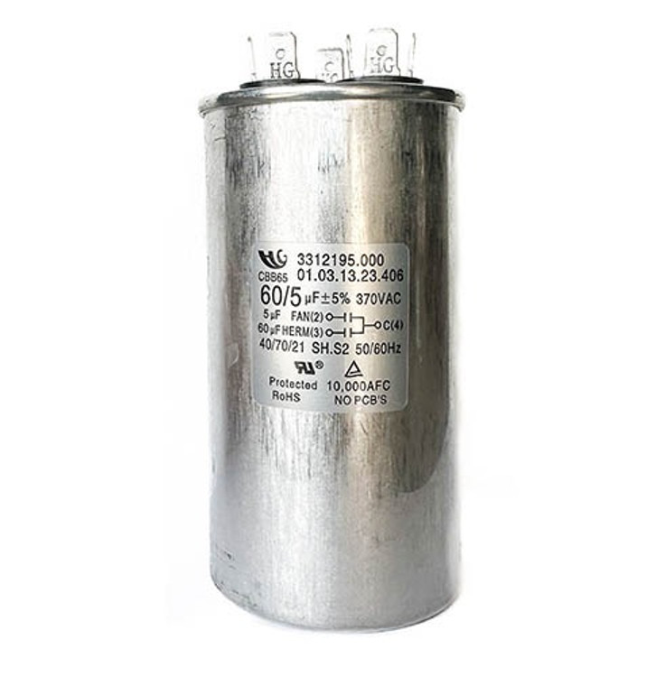 High-Quality 60/5 MFD Capacitor | For Dometic AC, Made in USA | Easy Install & Durable