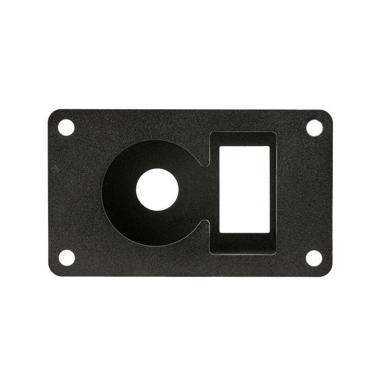 Rugged ARB Black Steel Switch Panel | Mounts Single Switch/Air Hose Coupler