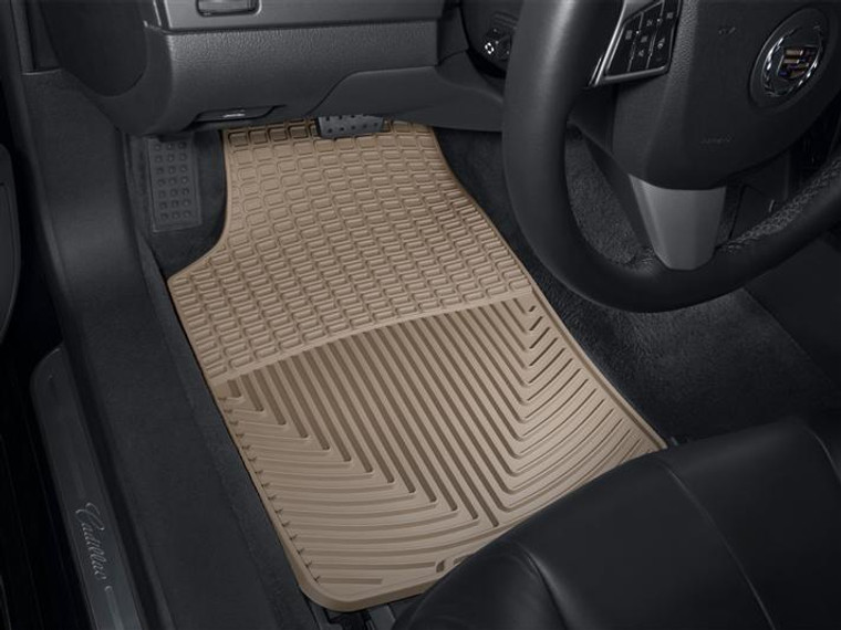 Weathertech All-Weather Floor Mats | Tan TPE 2 Piece Set | Deep Channels | OEM Approved