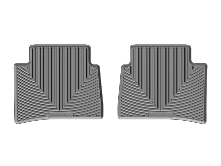 Gray All-Weather Floor Mats | Direct-Fit 2 Piece Set | Made in America | Odorless TPE Material