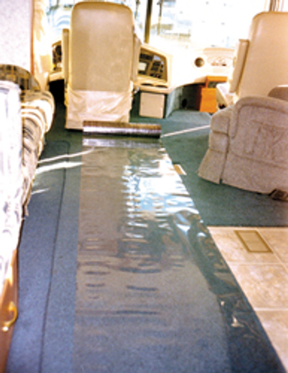 Protect Your Carpet with Double Polish Floor Protector 35x150 | Water Resistant, Made in USA