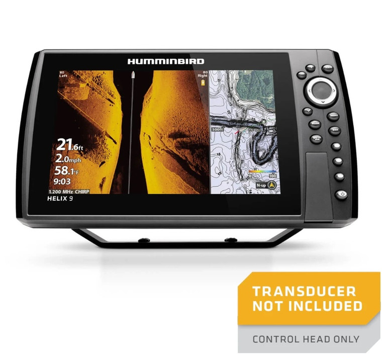 Humminbird Helix 9 Fish Finder | 9 Inch LCD Display | MEGA Imaging+ | Dual Spectrum CHIRP Sonar | Built-In GPS | Keypad Control | Bluetooth | WiFi