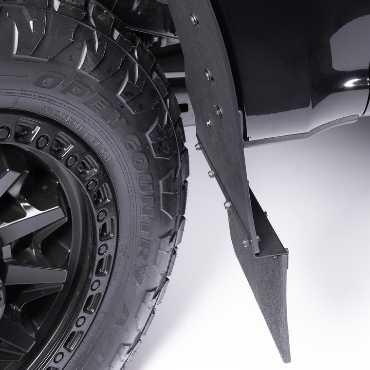 Putco Mud Flaps | Super Duty Logo, Heavy Duty Construction, Carbon Black Finish