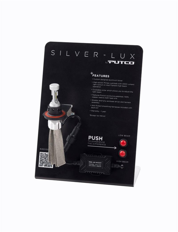 Exclusive Silver-Lux Light Up Display | Point Of Purchase Showstopper