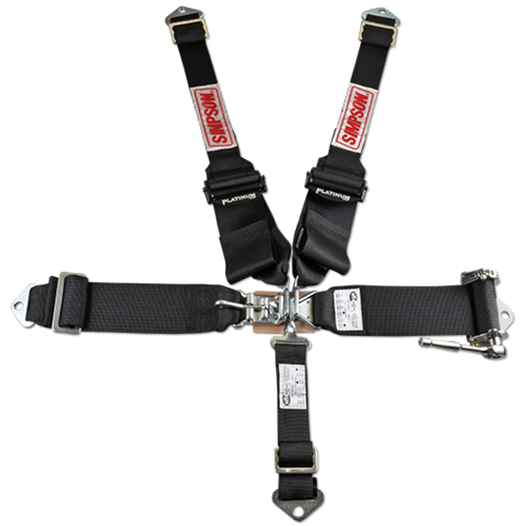 Simpson Race 16.1 SFI Rated 5 Point Seat Belt | Tighten Belts During Rough Rides | Made in USA
