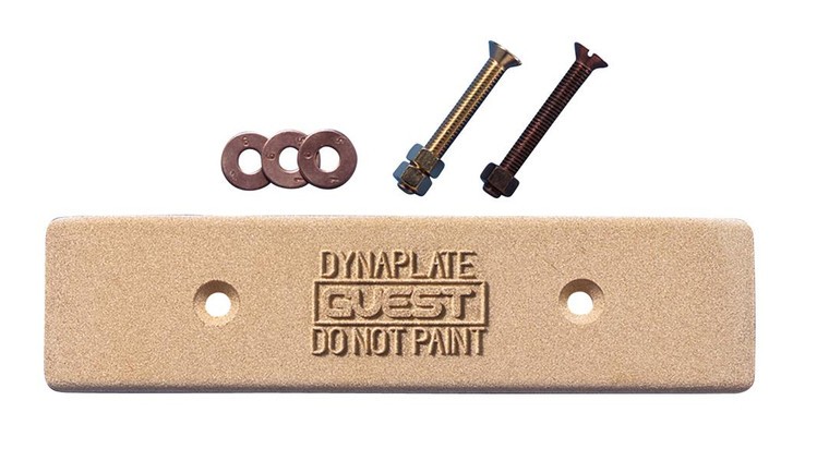 BEP Marine Ground Shoe 4012 Bronze; With Gold Plated Mounting Bolt/Bronze Mounting Nuts; 6 Inch Center To Center Mounting Hole; ABYC Compliant/RoHS Compliant