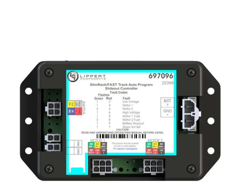 Lippert Components Slide Out Control Module 697096 For Use With Lippert Slide Outs; In-Wall Slide Controller