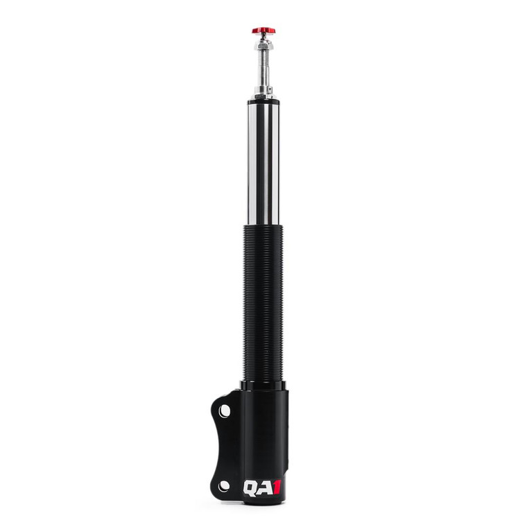 QA1 Coil Over Shock Absorber HS05 Proma Star; Rebound Valve Single Adjustment; Ride Height Adjustable Lowers 0 Inch To 2 Inch; 200 Pounds Per Inch Spring Rate; Silver Shock Body With Black Springs; With 2 Struts/Springs/Caster Camber Plates/Hardware