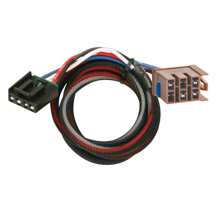 Tekonsha Trailer Brake Control Wiring Harness 301500 Brake Control Wiring Harness; For Use With All Tekonsha Trailer Brake Systems; Plug In Type; 2 Plug; Does Not Require Adapter Harness