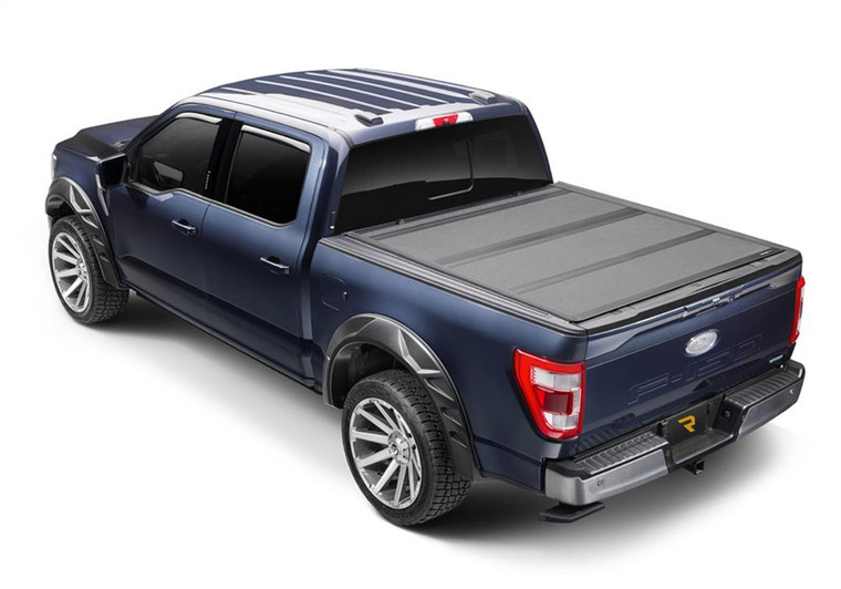Fits 2024-2025 Ford Ranger Extang Tonneau Cover 80637 Endure ALX; Hard Folding; Low Profile; 2 Folds/3 Panels; Textured Powder Coated Matte Black; Aluminum; Lockable Using Tailgate Handle Lock; Without Tool Boxes