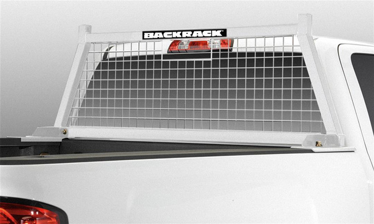 Ultimate Protection White Headache Rack | Durable Steel Construction | Fleet Friendly | Easy Install