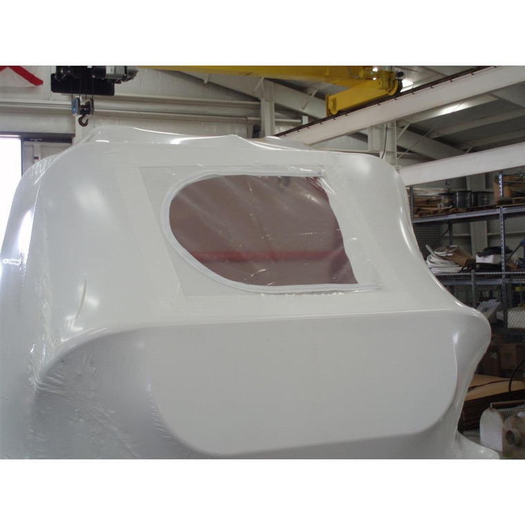 Dr Shrink Boat Shrink Wrap Access Door | Zipper Door for Easy Access | 72" x 36" | 10 Mil Thickness