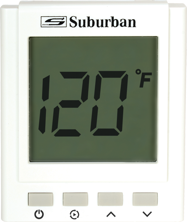 Suburban Mfg| Water Heater Controller, RV Water Heater On-Off & Temp Control, White