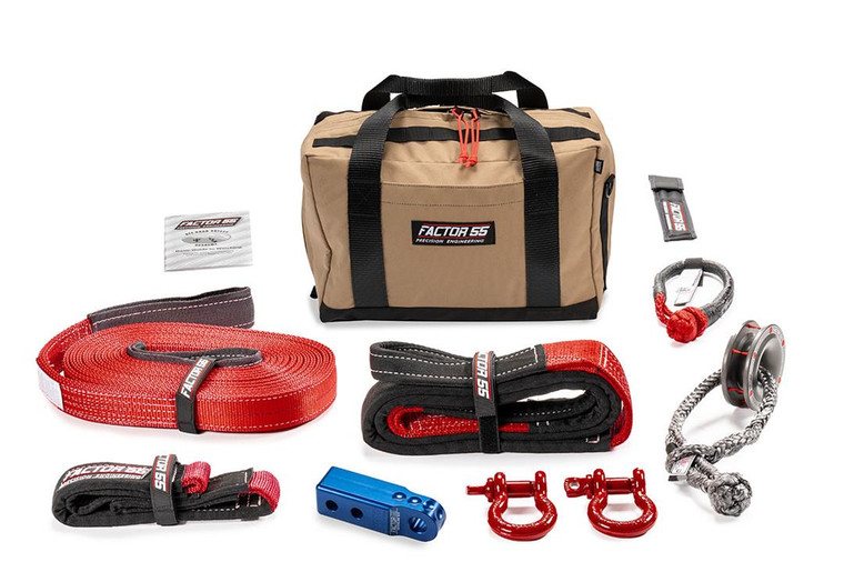 Ultimate Sawtooth Vehicle Recovery Kit | Includes Soft Shackles, Tow Strap, Gear Bag & More