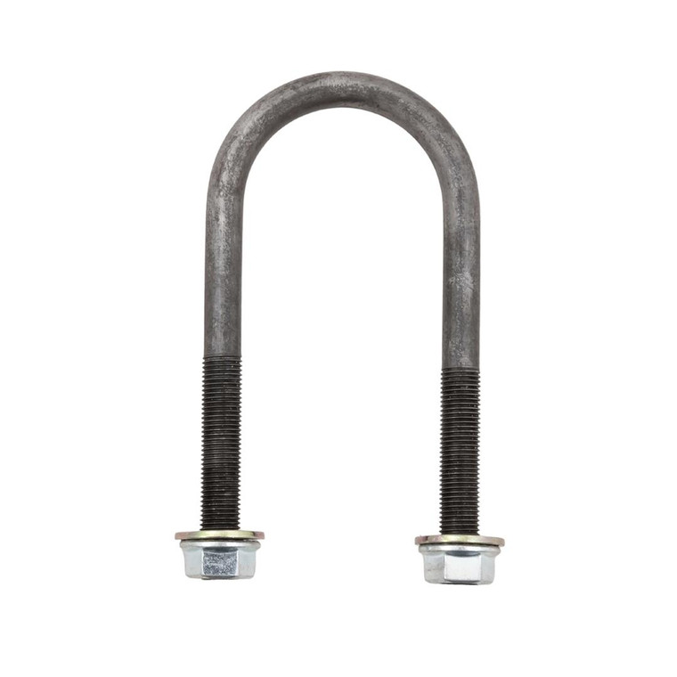 Husky Towing Leaf Spring Axle U Bolt UBK175400 4 Inch Length; 1-3/4 Inch Width; 3/8 Inch Nut Size; Round; With 2 U-Bolts/4 Nuts/4 Washers
