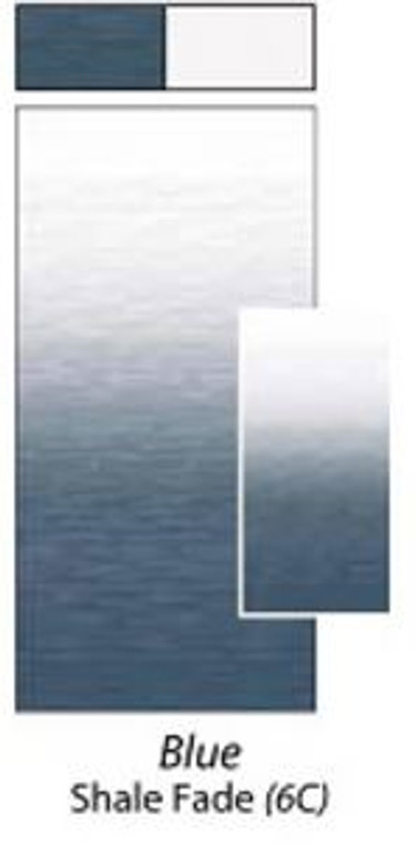 Ultimate Blue Shale Fade Awning Fabric | For 20' RV Patio Awnings | Durable Vinyl | White Weatherguard