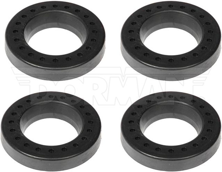 Dorman Chassis Coil Spring Isolator CSI81246PR Premium; Black; Rubber; 155 Millimeter Outer Diameter