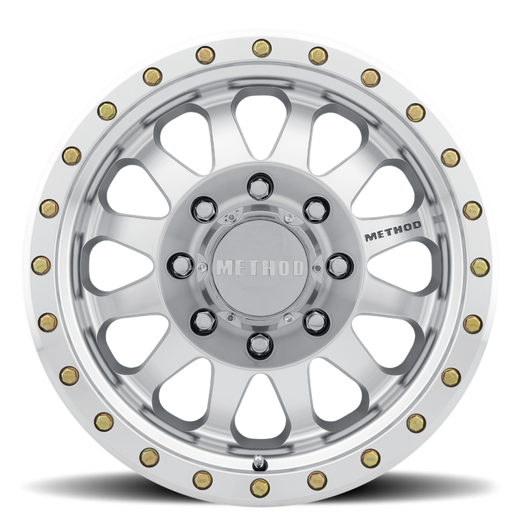 Method Race Wheels Wheel MR30478587300 304 Double Standard; 17 Inch Diameter x 8.5 Inch Width; 8 x 170 Millimeter/8 x 6.69 Inch Bolt Pattern; 0 Millimeter Offset; 4.75 Inch Backspacing; 60 Degree Conical Seat Lug; 130.81 Millimeter Center Bore