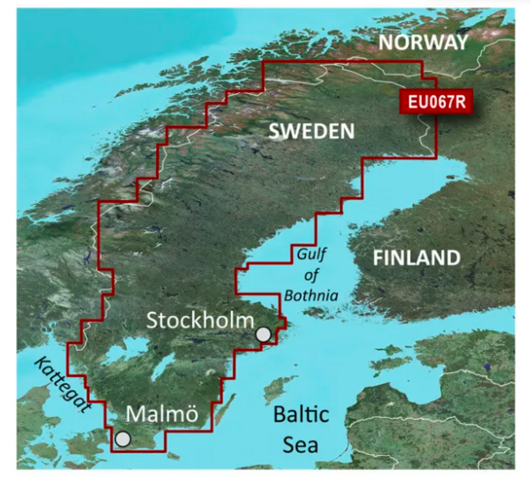 Navigate Sweden's Waters effortlessly | Garmin BlueChart G3 | SD Card | Auto Guidance Tech