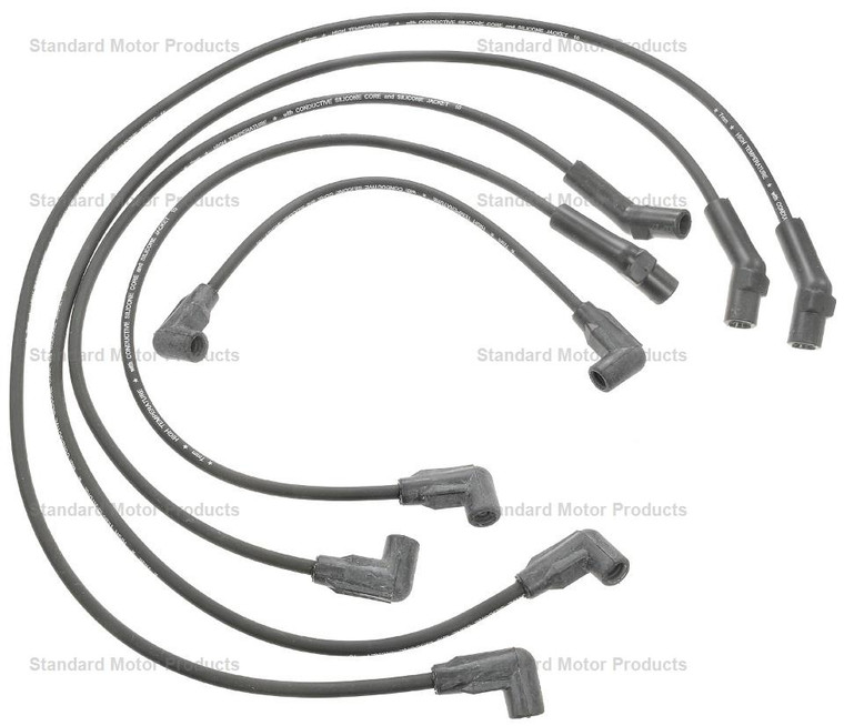 Standard Motor Eng.Management Spark Plug Wire Set 27416 Pro Series; OE Replacement; Black; 13 Inch Coil Wire; Silicone Jacket; 5 Numbers Of Lead