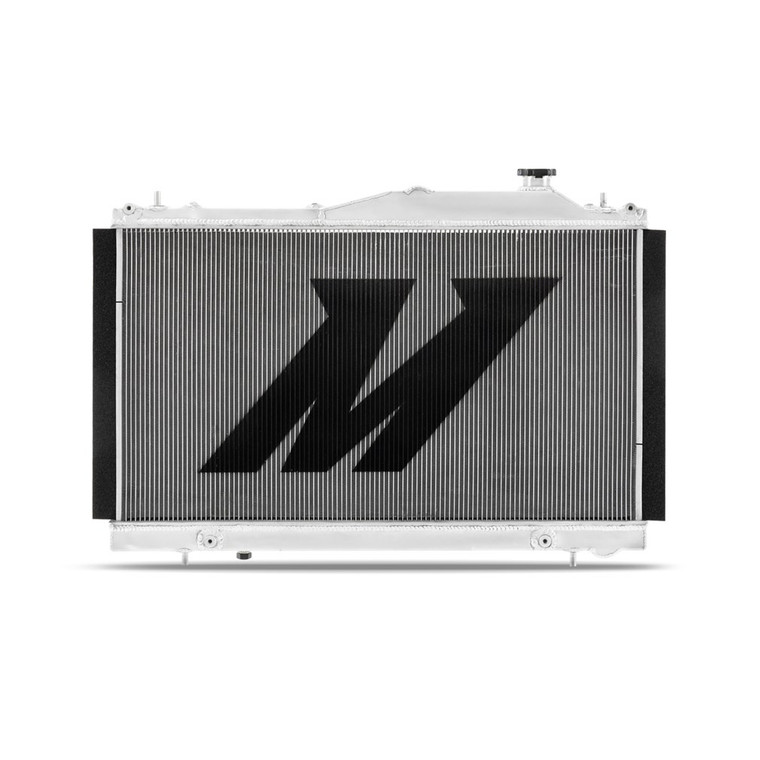 Fits 2022-2024 Subaru WRX Mishimoto Radiator MMRAD-WRX-22 Performance; 29.41 Inch Length x 21.49 Inch Height Overall Dimension; Dual Core Rows; Downflow; Aluminum; 1.65 Inch Inlet X 1.65 Inch Outlet; With Transmission Cooler