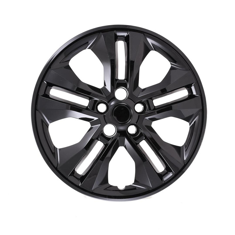 Fits 2023-2024 Ford Escape Coast To Coast Wheel Cover IWC55017BLK 17 Inch; 5 Double Spoke; Painted; Gloss Black; Automotive Grade ABS; Set Of 4